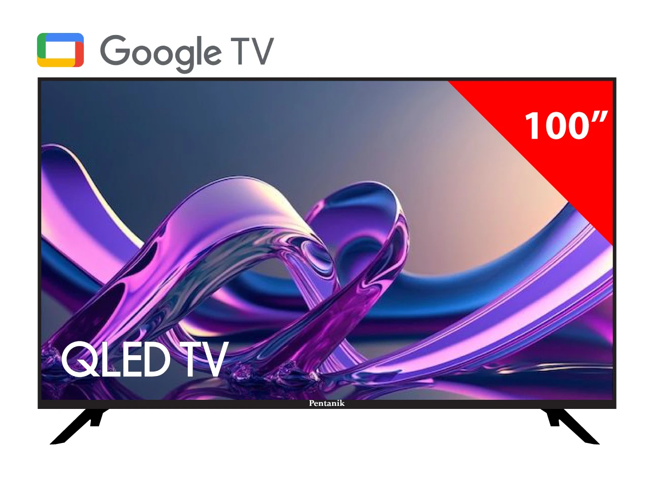 Pentanik 100 Inch QLED Google 4k TV