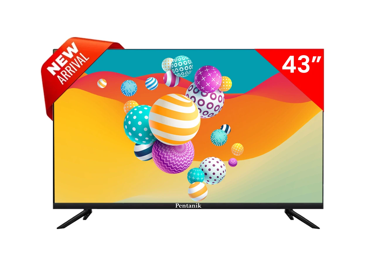 Pentanik 43 Inch Frameless Voice Control TV