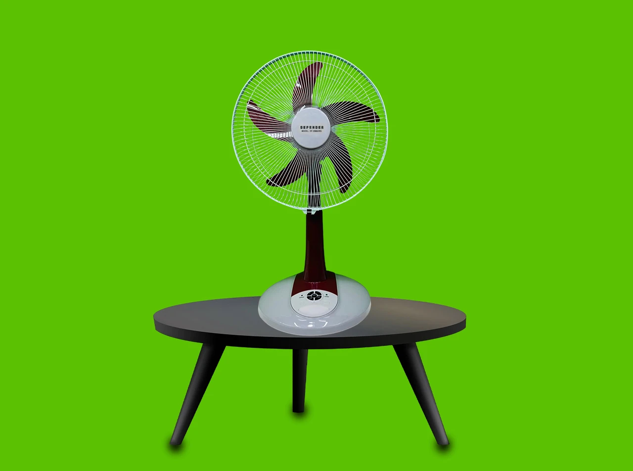 Defender Rechargeable Table Fan - DF-2986HRS view 2