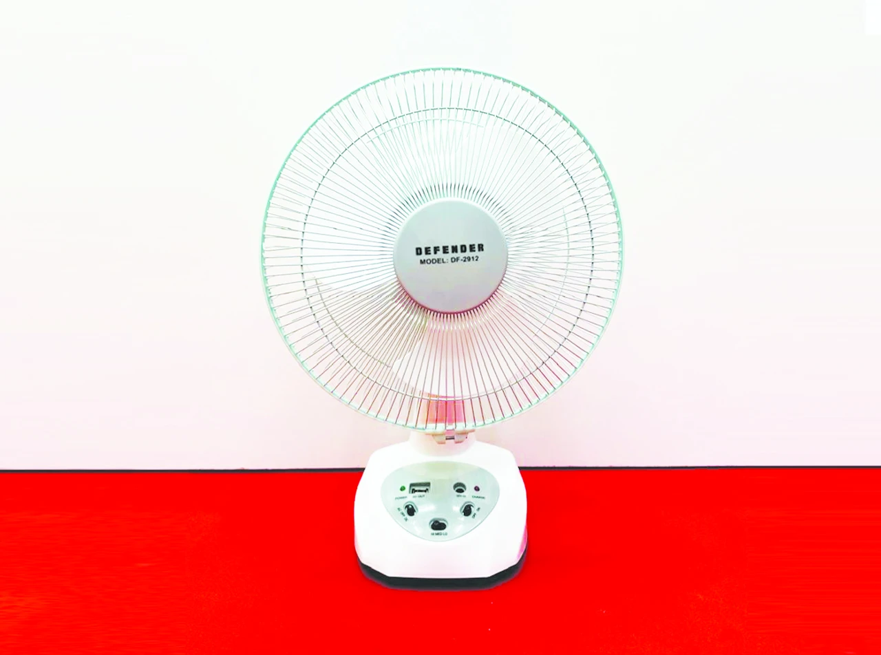 Defender Rechargeable Table Fan | DF-2912