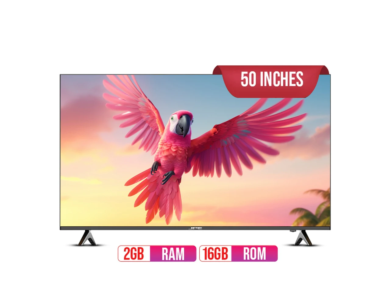 JPE 50 Inch Frameless Smart TV