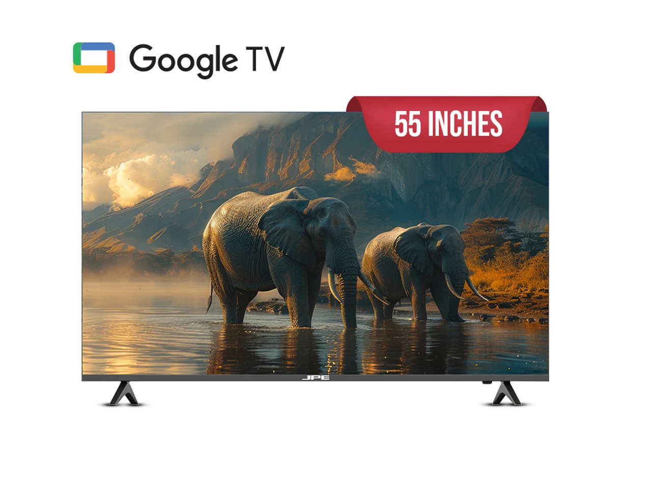 JPE 55 Inch Google Smart TV DLED 4K - E55Y71D view 3