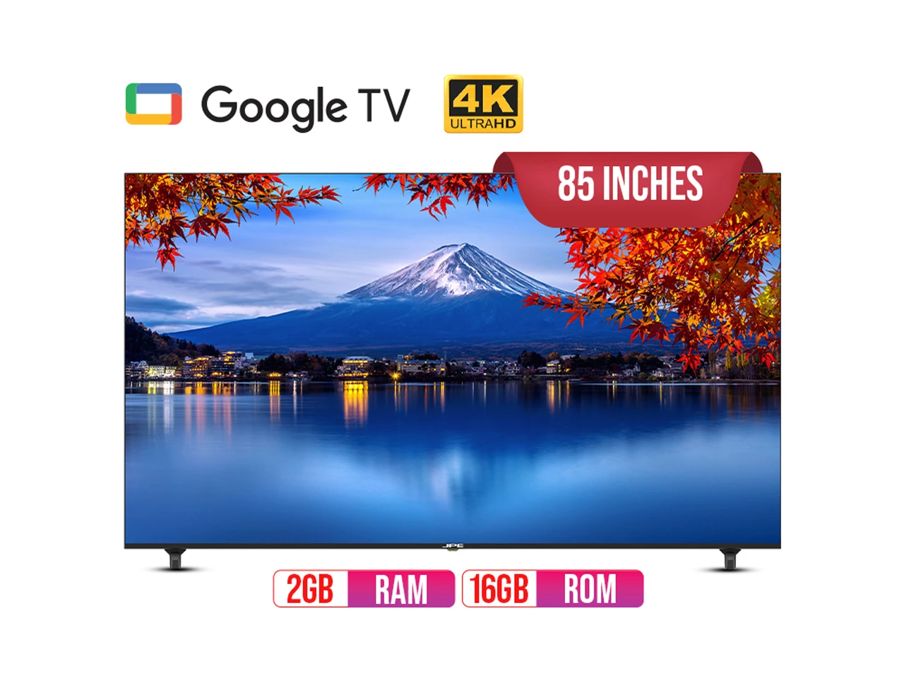 JPE 85 Inch Google Smart TV DLED 4K - E85F2A
