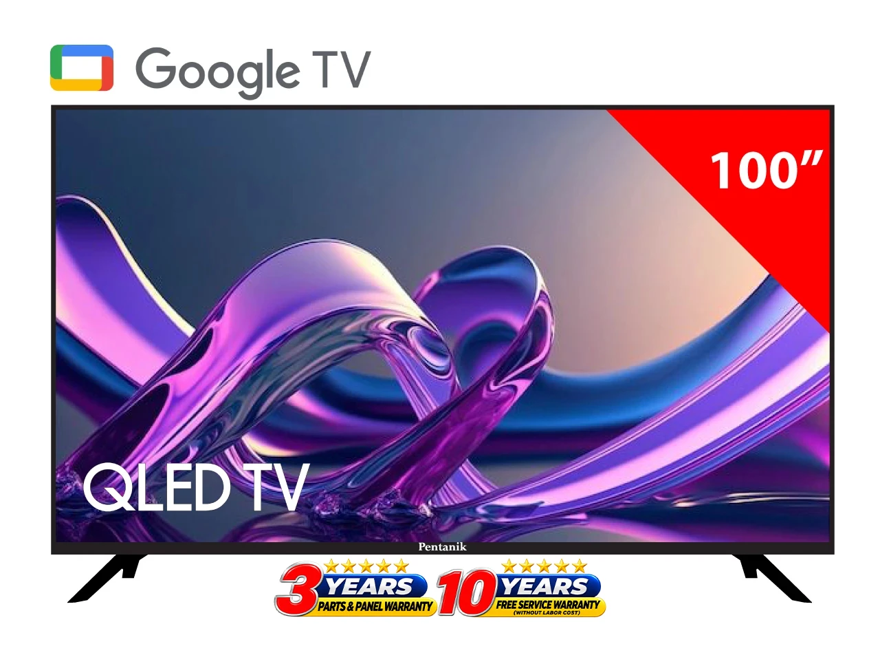 Pentanik 100 Inch QLED Google 4k TV