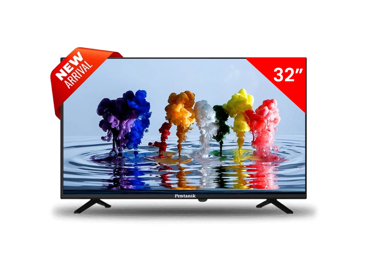 Pentanik 32 Inch Double Glass Voice Control Smart TV view 4