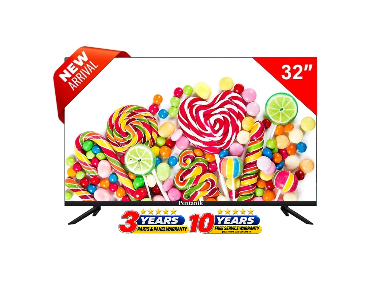 Pentanik 32 Inch Smart TV (Frameless)