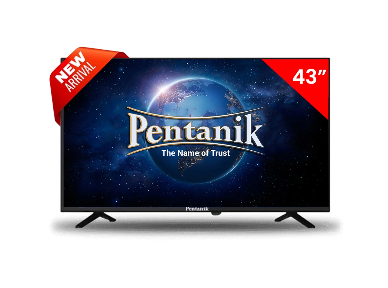 Pentanik 43 inch Double Glass Voice Control TV view 3