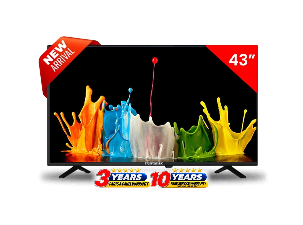 Pentanik 43 inch Double Glass Voice TV