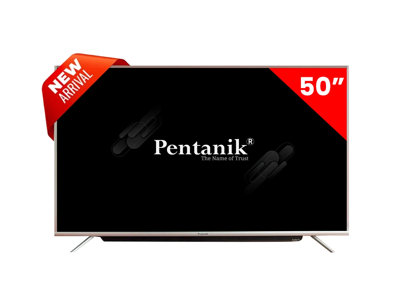 Pentanik 50 Inch 4k Voice Control TV (Sound Bar) view 2