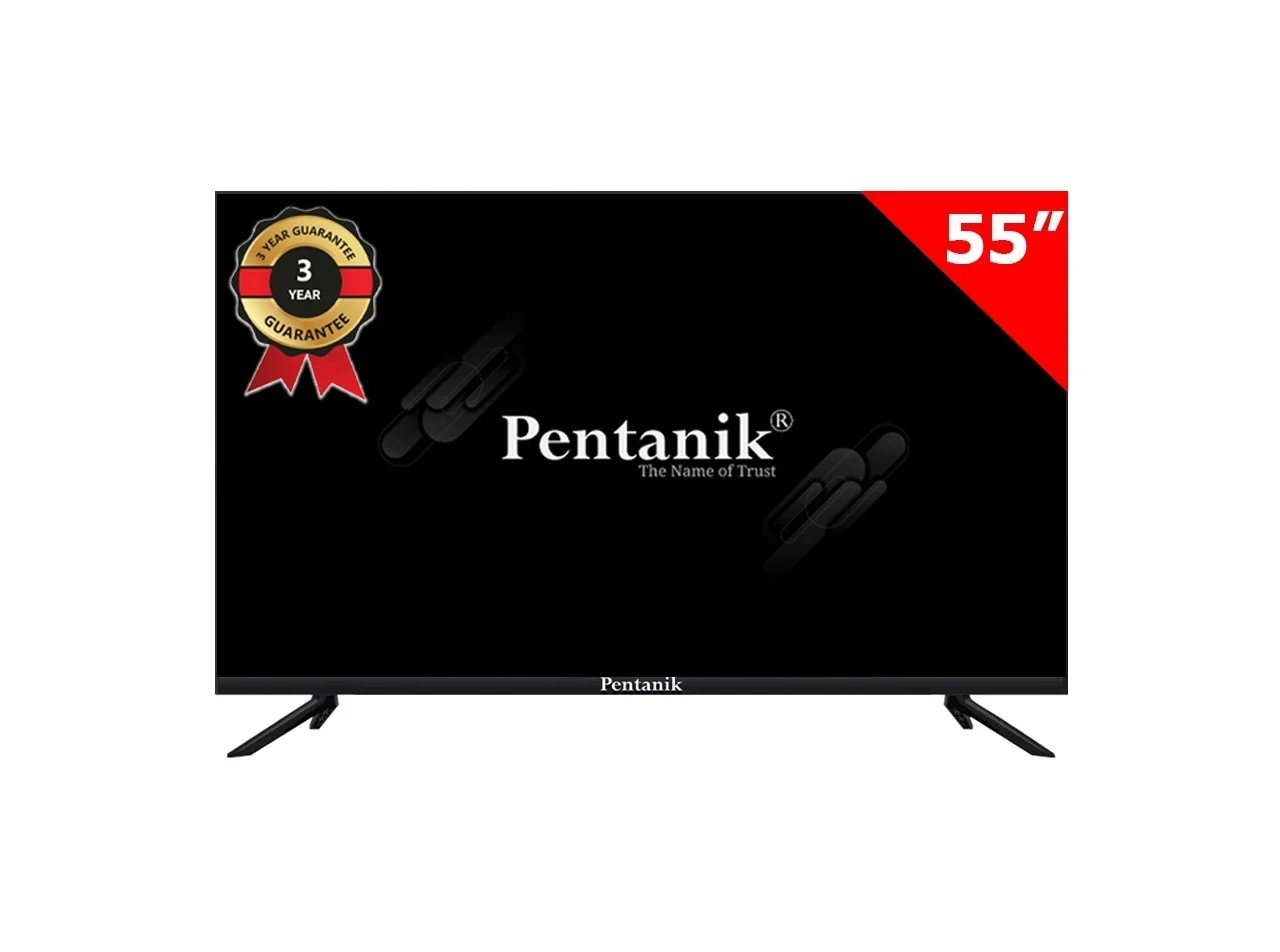 Pentanik 55 Inch 4K Voice Control TV ( Frameless )