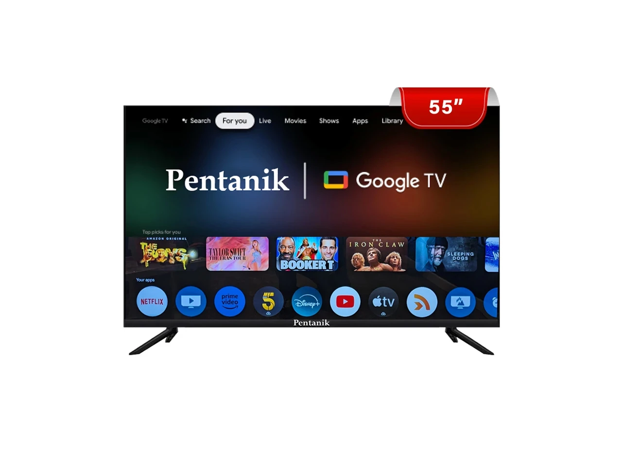 Pentanik 55 Inch Google 4k Voice TV