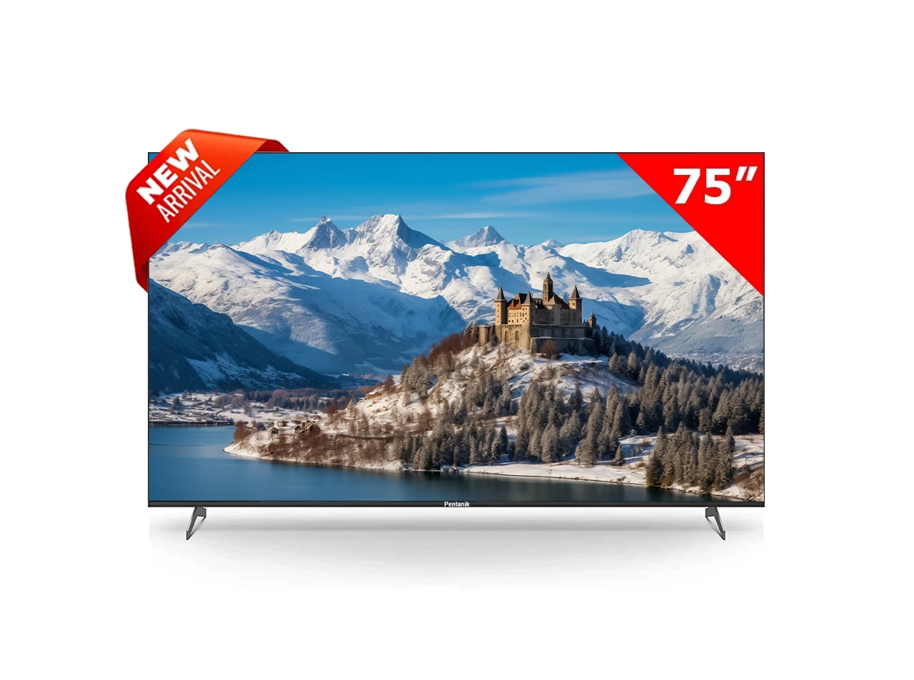 Pentanik 75 Inch 4k Android Voice Control TV