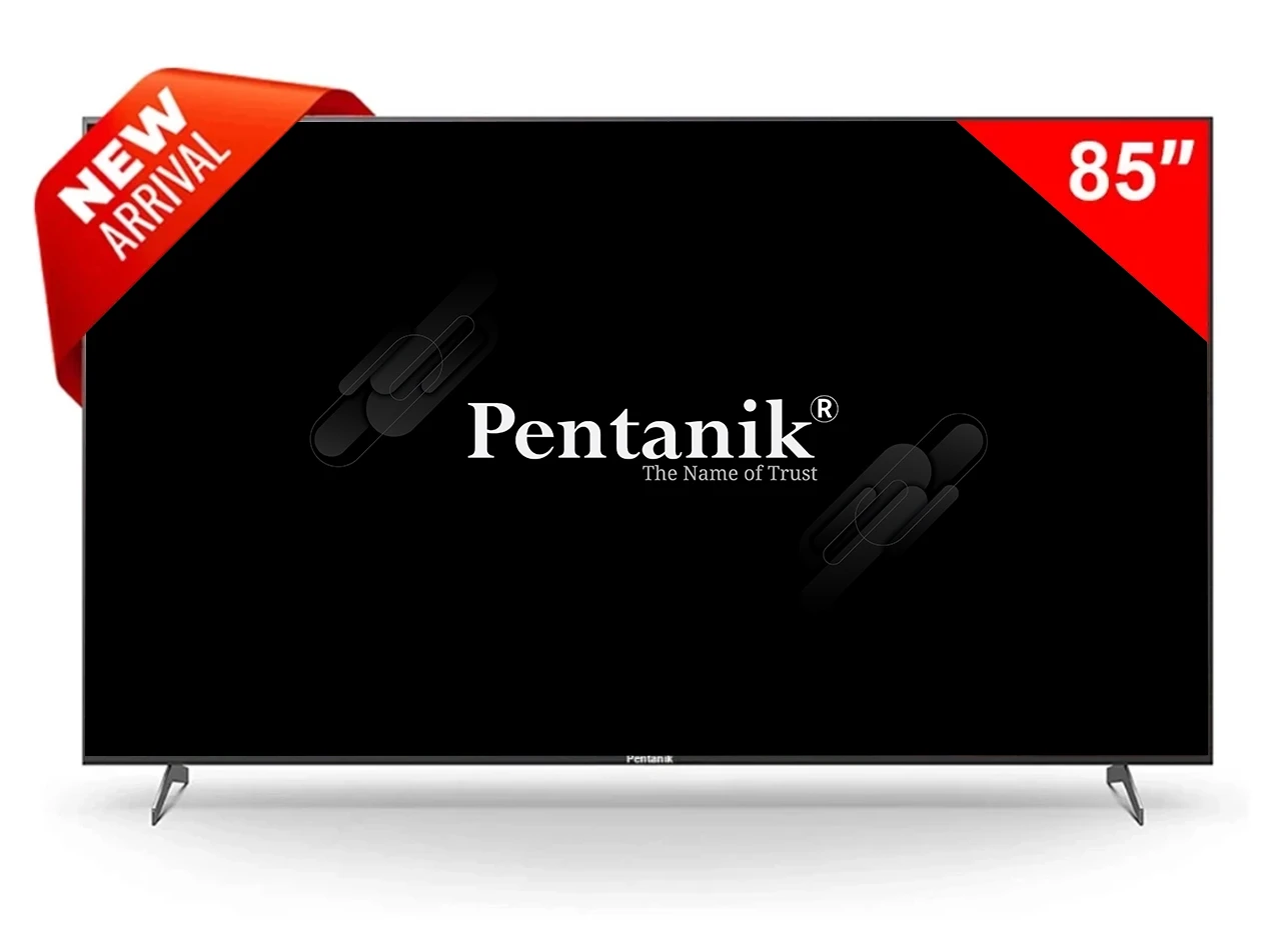 Pentanik 85 Inch 4K Voice Control TV view 2