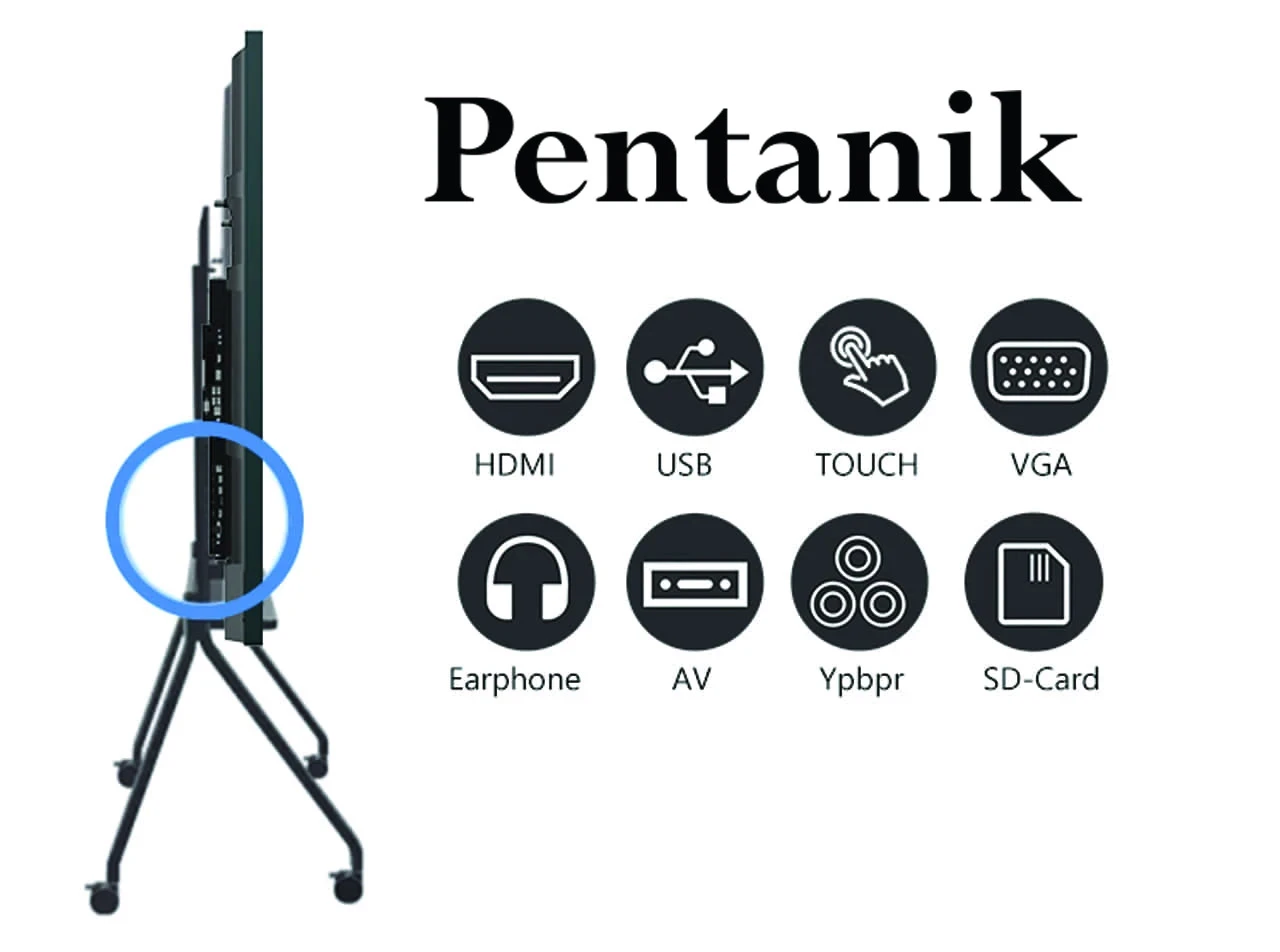 Pentanik 86 Inch Smartboard (Android) view 2