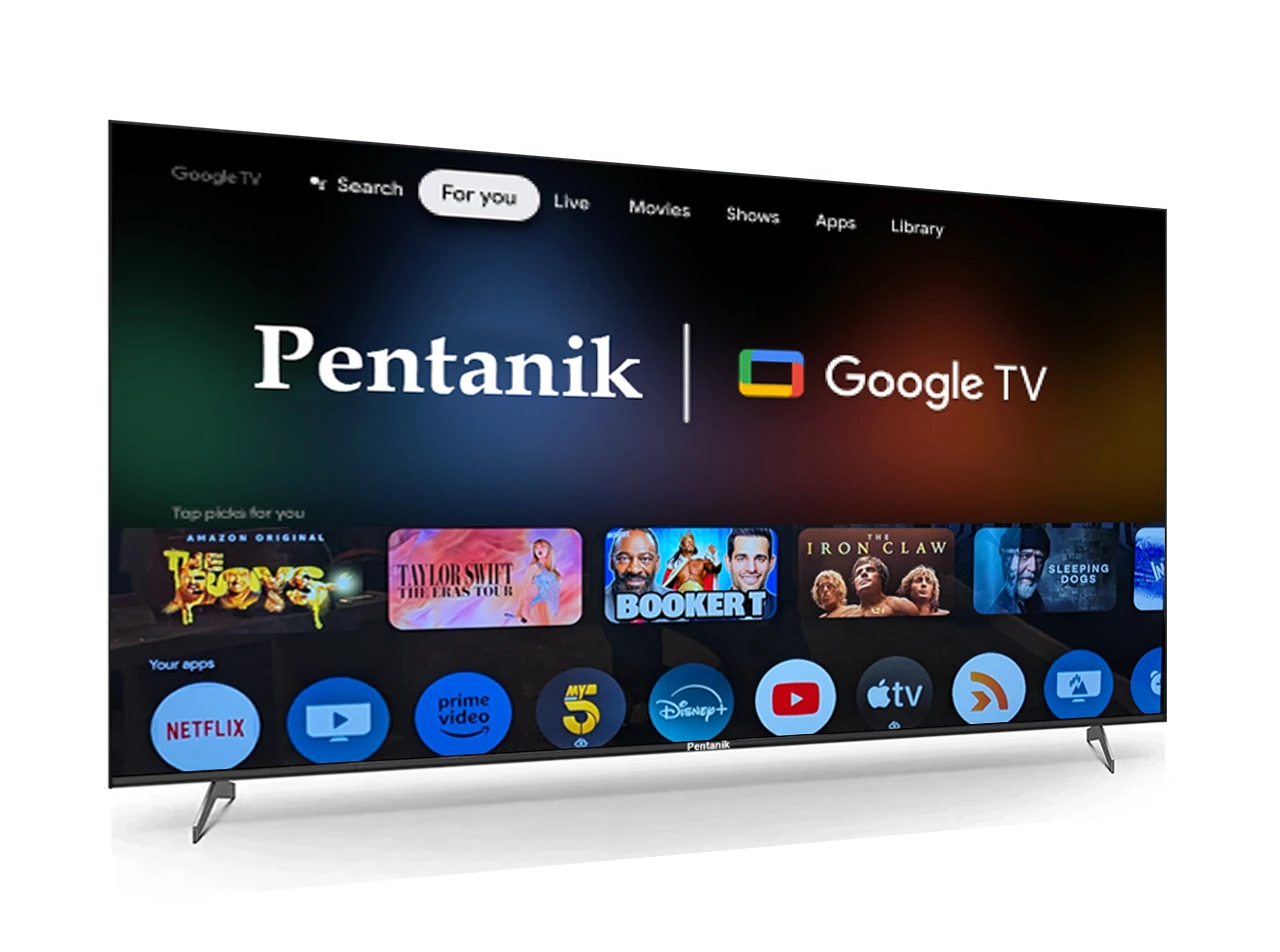 Pentanik Google TV 100 Inch 4K Frameless Voice Control view 2