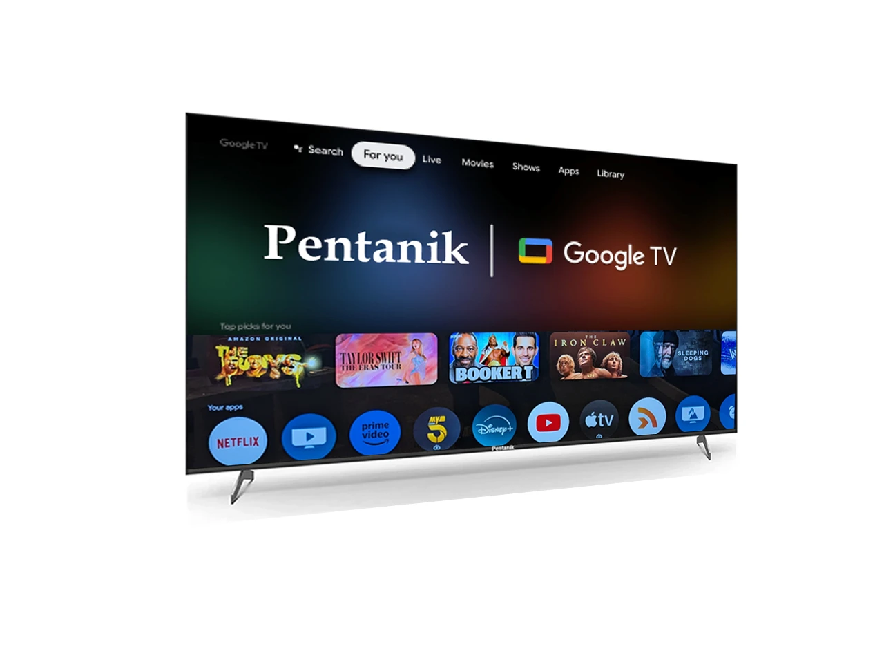 Pentanik Google TV 65 Inch 4K FL VC view 3