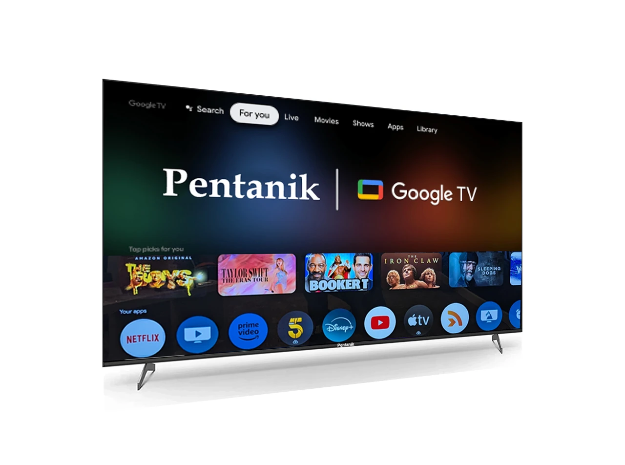 Pentanik Google TV 75 Inch 4K FL VC 2025 view 3