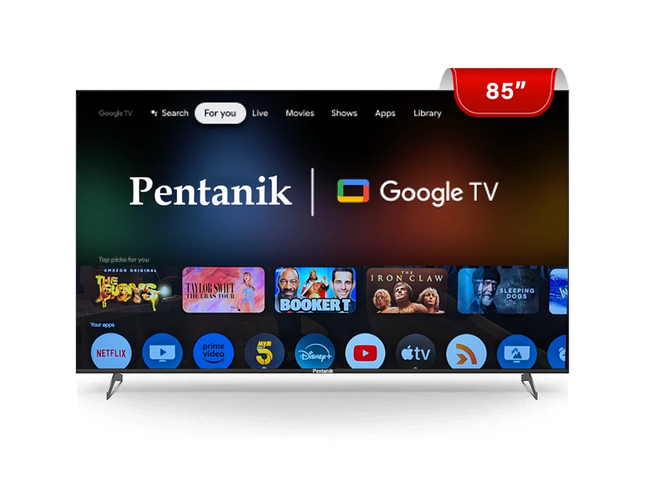 Pentanik Google TV 85 Inch 4K FL VC