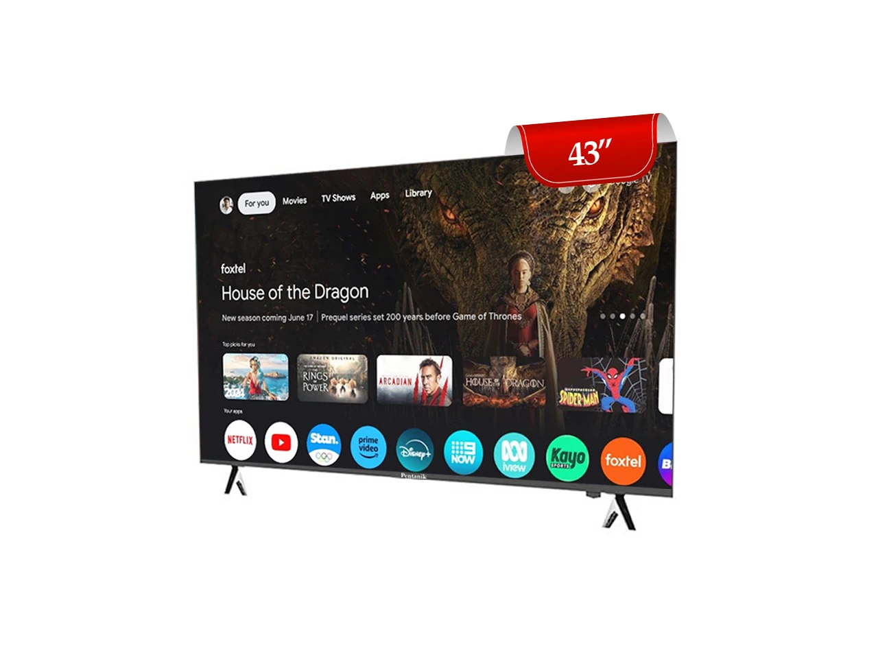 Pentanik 43 inch Google 4K Voice Control TV view 3