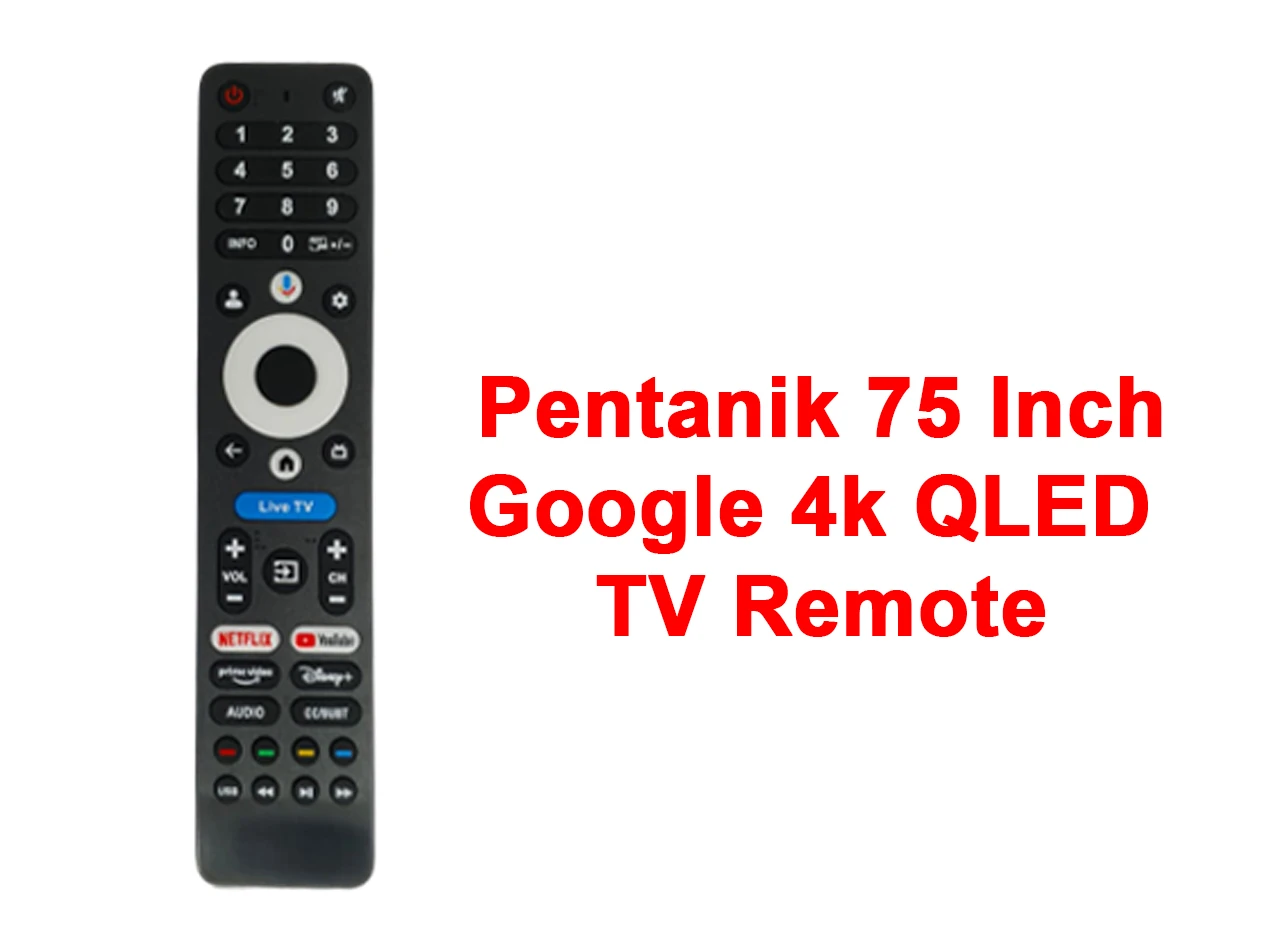 Pentanik 75 Inch QLED Google 4k TV view 4