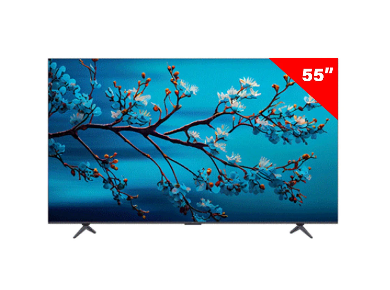 TCL 55 Inch Bezel Less Voice Control Google QLED 4K TV - 55P8K