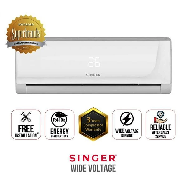 SINGER Wide Voltage AC | 1.0 Ton | 124L78WVMGA view 2