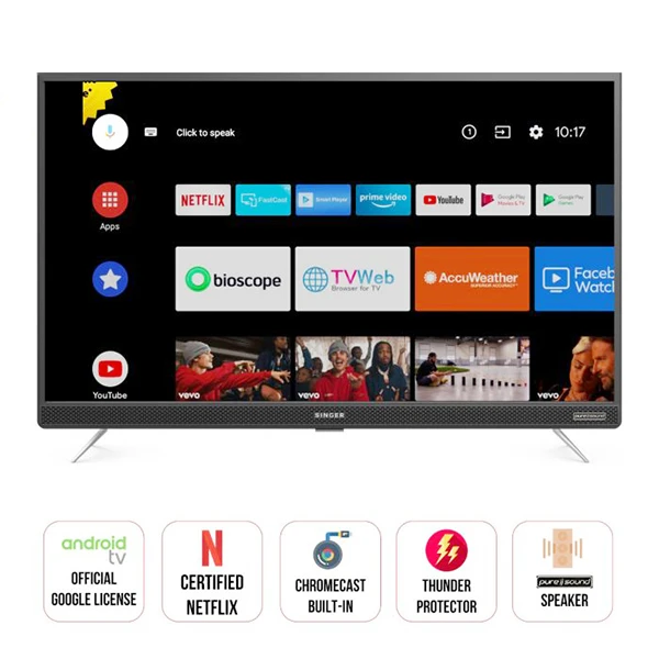 SINGER ANDROID TV | S43 | 43A7000GOTV view 2