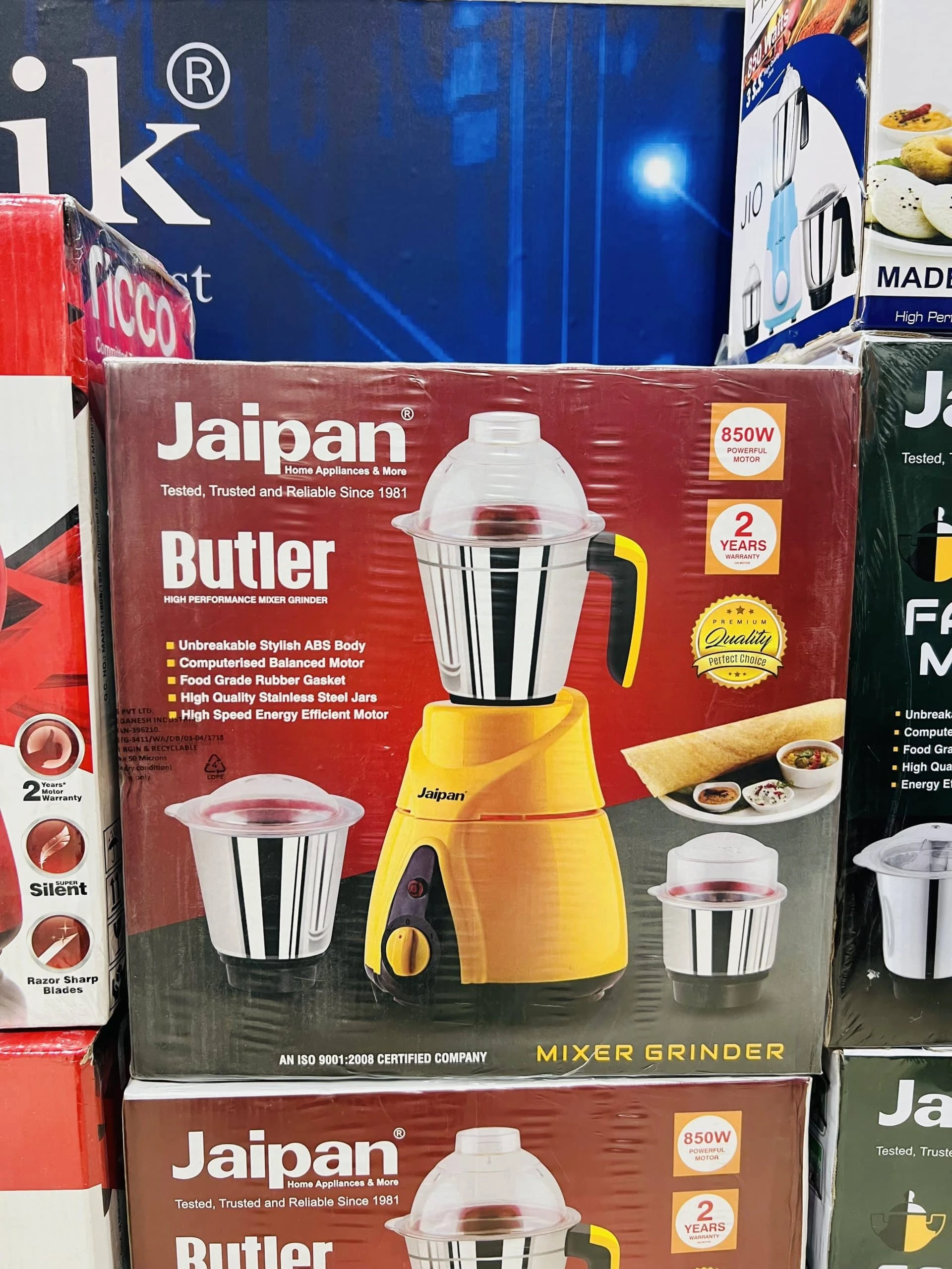 Jaipan Butlar Mixer Grinder Blender Machine view 3