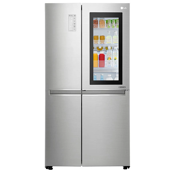 LG INSTAVIEW REFRIGERATOR 668 LITER NOBLE STEEL view 2