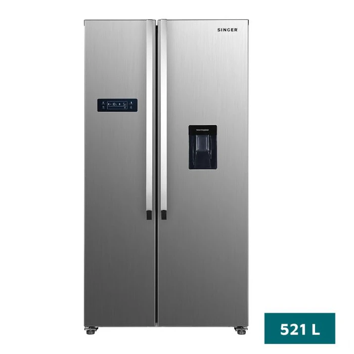 SINGER Side by Side Inverter Refrigerator| FF2-69D-BI | 521 Ltr view 2