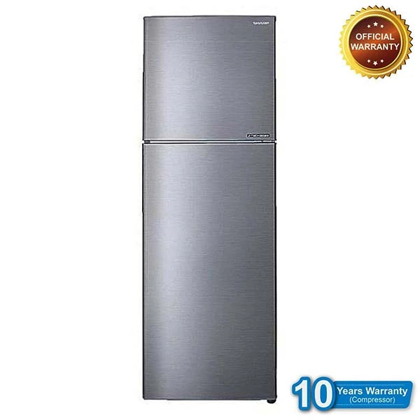 Sharp SJ-EX285E-SL - Inverter Refrigerator - 224L - Grey view 2