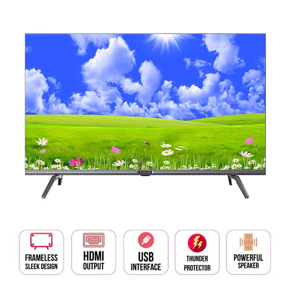 Singer HD LED TV (SW32) Frameless view 2