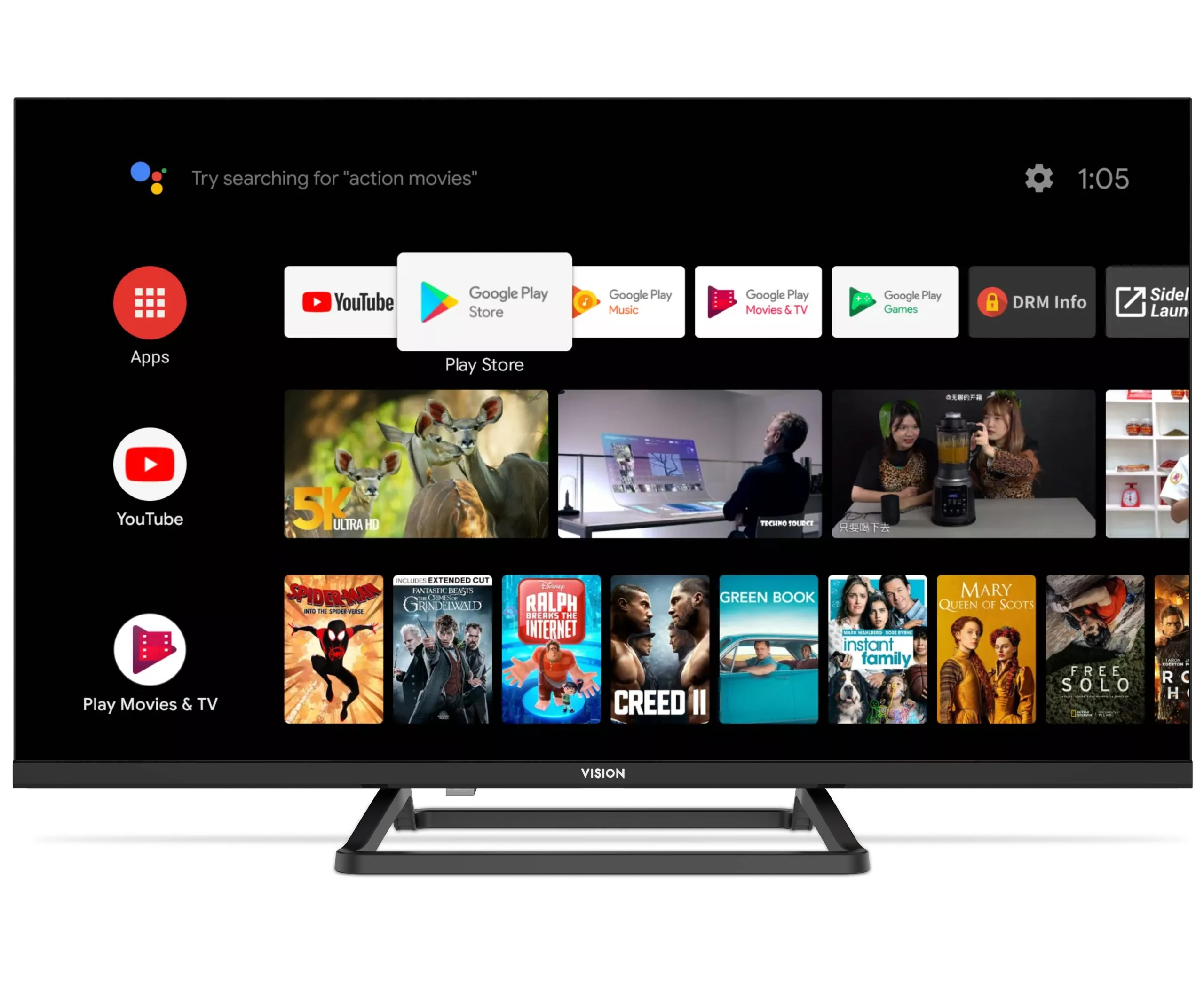 Vision 32 inch LED TV E30 Android Smart Infinity view 2