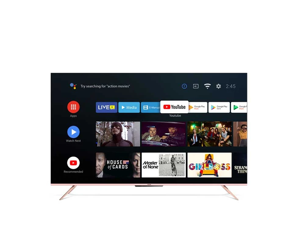 Vision 50 inch LED TV Google Android 4K G3S Galaxy Pro view 2