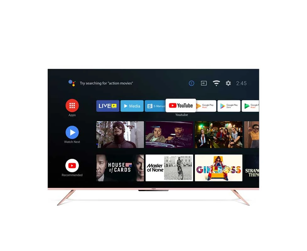 Vision 55 inch LED TV Google Android 4K G3S Galaxy Pro view 2