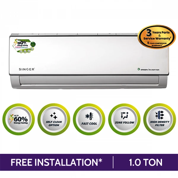 SINGER Green Inverter AC | 1.0 Ton | 12AF6GRIM