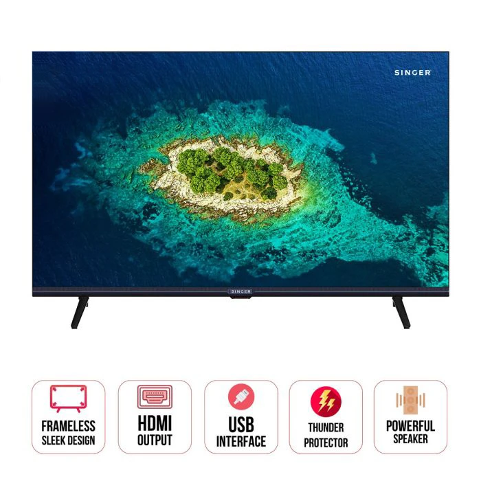 SINGER Frameless LED TV | S40 | 40E3AFHTV