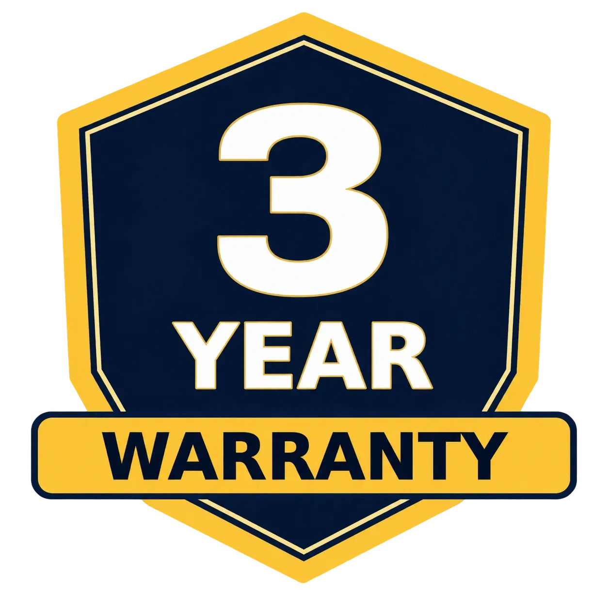 3 years warranty